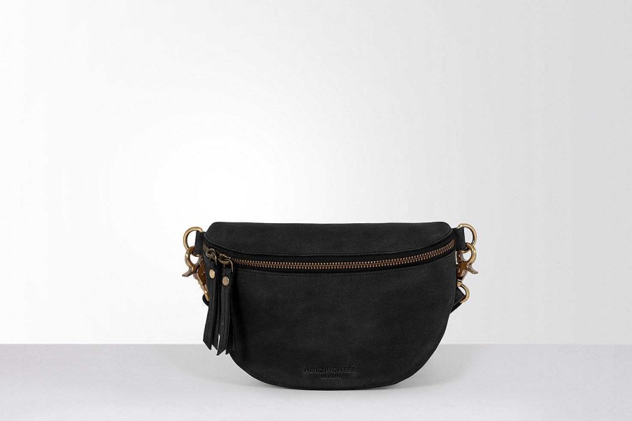 Women HOLZRICHTER | Bum Bag No 2-1 (M) + Woven Strap No 4-1 (M) Boheme Natural/Orange