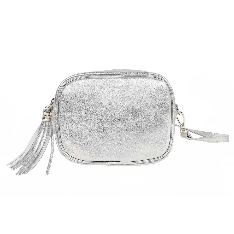 Women HOLZRICHTER | Anne Metallic Bag Argento